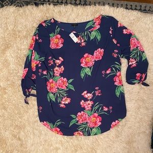 Talbots floral top